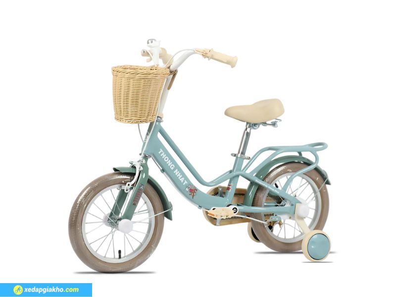 Xe Đạp Trẻ Em Bé Gái Thống Nhất Tom And Jerry 14 inch 9 Thiết kế bánh xe vừa phải, chống trơn trượt cho bé