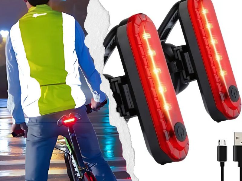 Kinh Nghiệm Cho Người Mới Chơi Xe Đạp Từ A Đến Z 4 Trang bị đèn trước và sau, áo phản quang khi đi tối