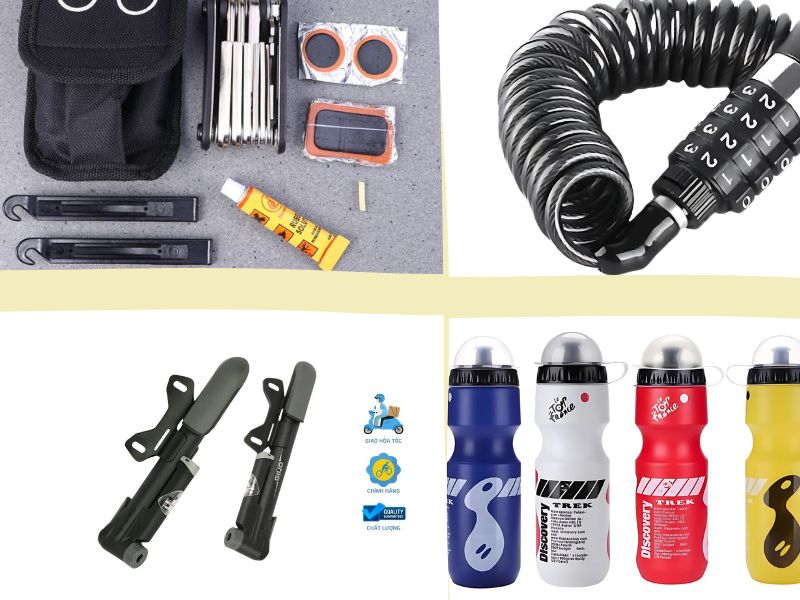 Kinh Nghiệm Cho Người Mới Chơi Xe Đạp Từ A Đến Z 7 Trang bị phụ kiện đi kèm xe đạp