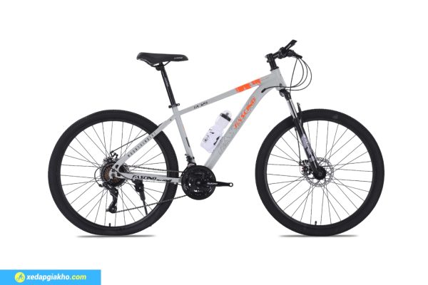 Xe Đạp Địa Hình MTB Fascino 329 27.5 Inch Màu Ghi Cam