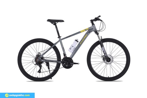Xe Đạp Địa Hình MTB Fascino 329 27.5 Inch Màu Ghi Vàng