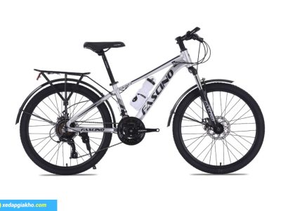Xe Đạp Địa Hình MTB Fascino 423 24 Inch Màu Bạc Đen