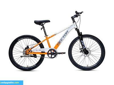 Xe Đạp Địa Hình MTB Hector Look 24 Inch Màu Bạc Cam