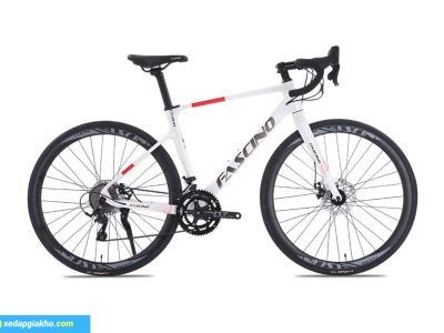 Xe Đạp Đua Fascino 866 Màu Trắng Đỏ