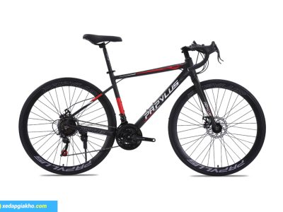 Xe Đạp Đua Papylus PR600 Màu Đen Đỏ