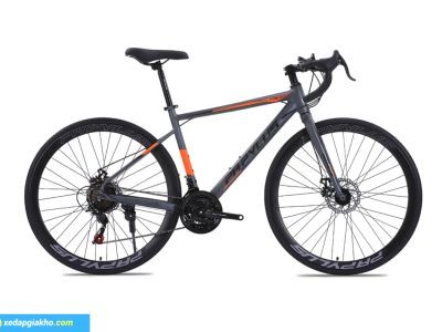 Xe Đạp Đua Papylus PR600 Màu Ghi Đen