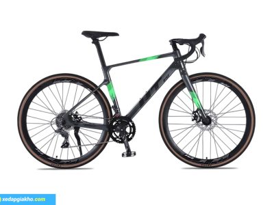 Xe Đạp Đua QT GTS500 ghi xanh lá