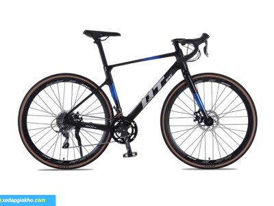 Xe Đạp Đua QT GTS500 màu đen xanh dương