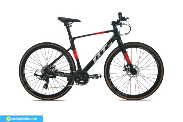 Xe Đạp Touring QT GTS300 màu đen đỏ