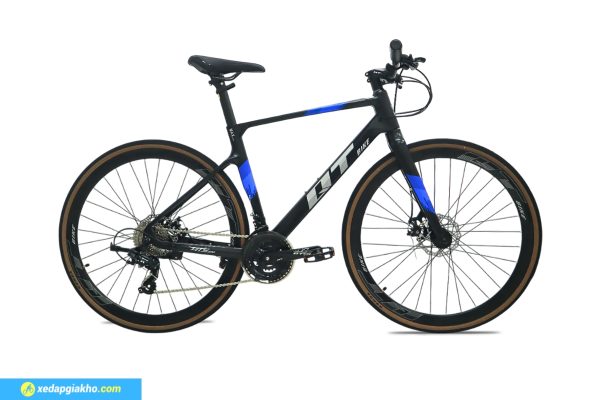 Xe Đạp Touring QT GTS300 màu đen xanh dương