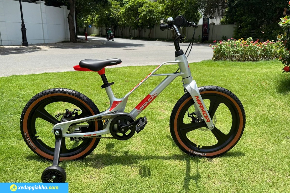 Xe Đạp Trẻ Em Bé Trai RoyalBaby Miamor Mars 18 Inch (Vành Đúc) 3 Xe Đạp Trẻ Em RoyalBaby Miamor Mars 18 Inch Màu Bạc