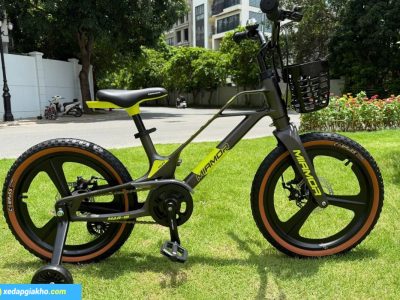 Xe Đạp Trẻ Em Bé Trai RoyalBaby Miamor Mars 18 Inch (Vành Đúc) 11 Xe Đạp Trẻ Em RoyalBaby Miamor Mars 18 Inch Màu Ghi Xanh Lá