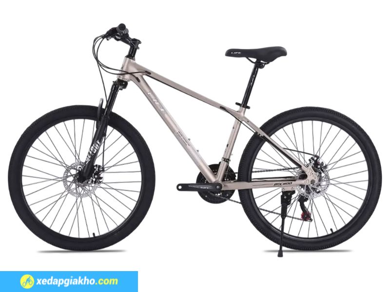 Xe Đạp Địa Hình MTB Life MX1100 26 Inch - Phanh Đĩa | Shimano 15 Xe đạp MX1100 sử dụng bánh xe 26 inch nhiều gai, bám đường tốt