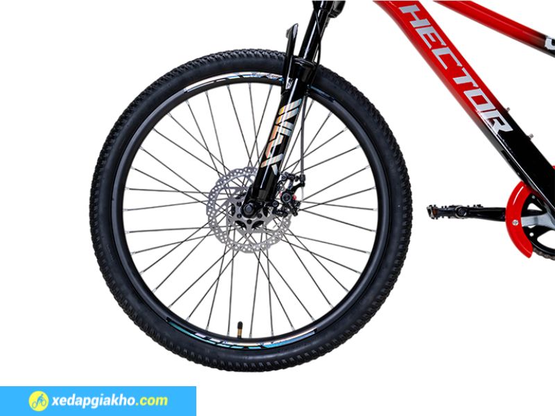 Xe Đạp Địa Hình MTB Hector Look 24 Inch - Phanh Đĩa Cơ 11 Xe đạp có trang bị phanh đĩa cơ
