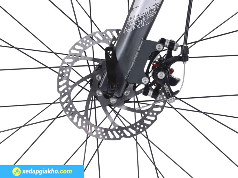 Xe Đạp Đua Papylus PR760 17 Xe đạp đua PR760 trang bị phanh đĩa cơ phản hồi tốt, lực phanh đều