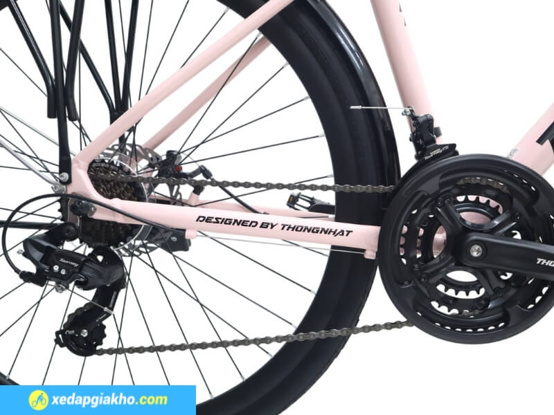 Xe Đạp Touring Thống Nhất CPD 12 Sử dụng bộ truyền động đến từ thương hiệu Shimano nổi tiếng