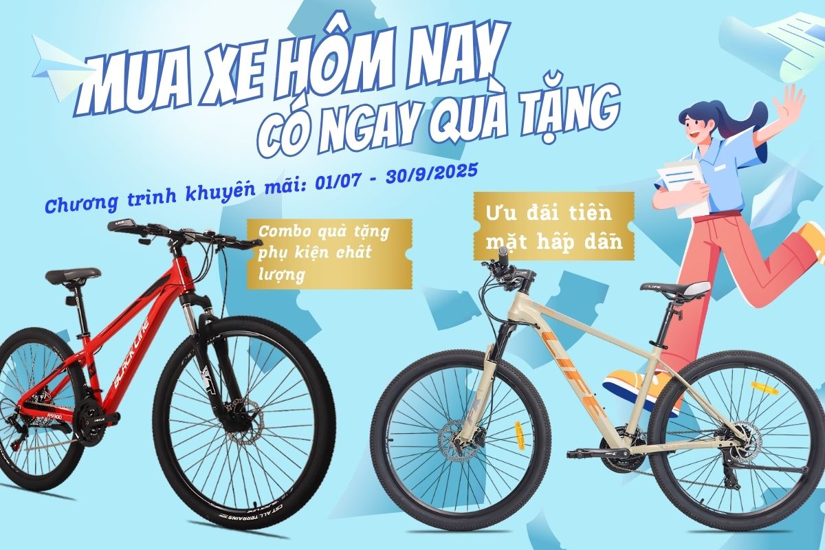Chương trình khuyến mãi dành cho khách hàng khi mua tại Xe Đạp Giá Kho