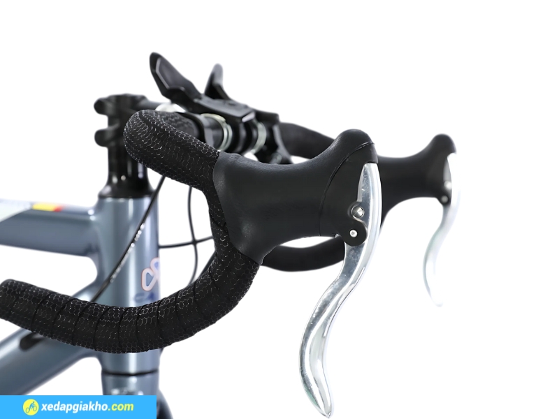 Xe Đạp Đua Calli R2.0 Pro - Khung nhôm, Shimano 17 Tay phanh phụ giúp người mới làm quen xe đua dễ thao tác