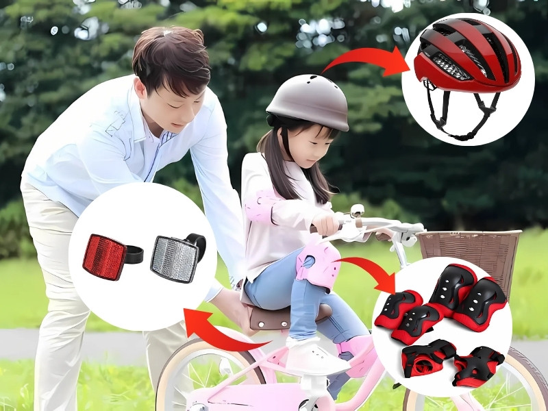 Top 5 Mẫu Xe Đạp Cho Học Sinh Lớp 4 Giá Rẻ 8 Trang bị đồ bảo hộ giúp bé đạp xe an toàn