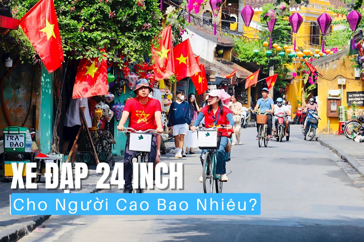 Xe Đạp 24 Inch Cho Người Cao Bao Nhiêu