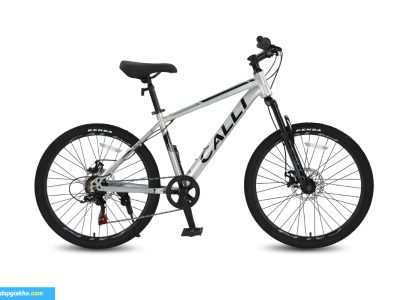 Xe Đạp Địa Hình MTB Calli M340 24 Inch Màu Bạc