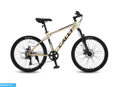 Xe Đạp Địa Hình MTB Calli M340 24 Inch Màu Vàng Đồng