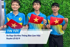 Xe Đạp Giá Kho Thông Báo Làm Việc Xuyên Lễ 029