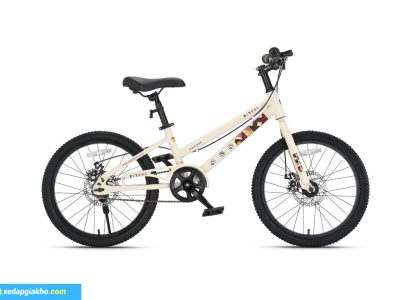 Xe Đạp Trẻ Em Bé Trai Qitong Gason 20 Inch Màu Trắng