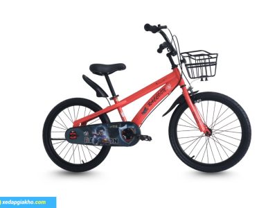 Xe Dap Tre Em Raccoon Jason 18 Inch Mau Do