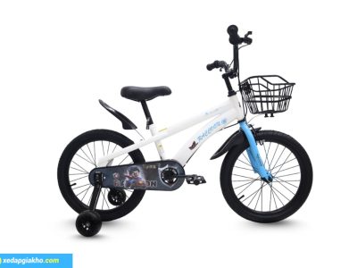 Xe Đạp Trẻ Em Raccoon Jason 18 Inch Màu Trắng