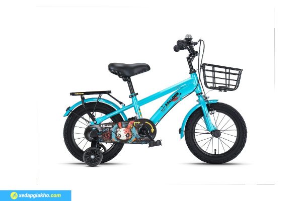 Xe Đạp Trẻ Em Raccoon Mason 18 Inch Màu Xanh Lá