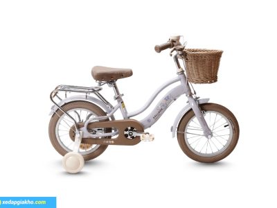 Xe Đạp Trẻ Em Raccoon Nina 18 Inch Màu Tím
