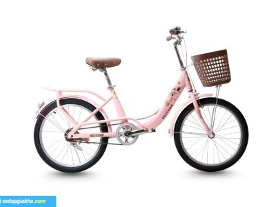 Xe Dap Tre Em Raccoon Rina 20 Inch Mau Hong 1