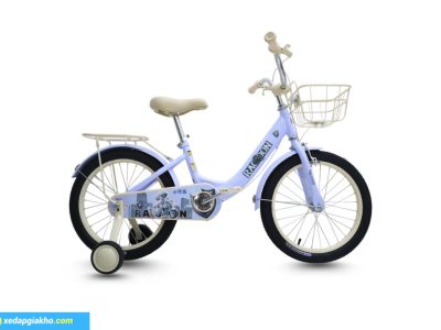 _Xe Đạp Trẻ Em Raccoon Tina 18 Inch Màu Tím