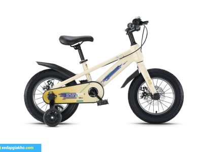 Xe Đạp Trẻ Em Raccoon Tyson 18 Inch Màu Trắng