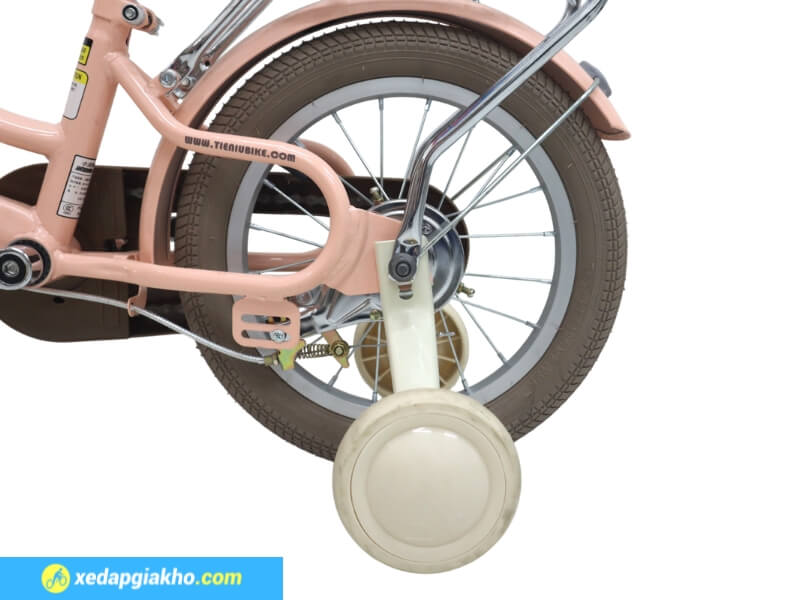 Xe Đạp Trẻ Em Raccoon Nina 14 Inch 12 Lốp xe dày rãnh sâu giúp tăng độ ma sát và giữ thăng bằng tốt