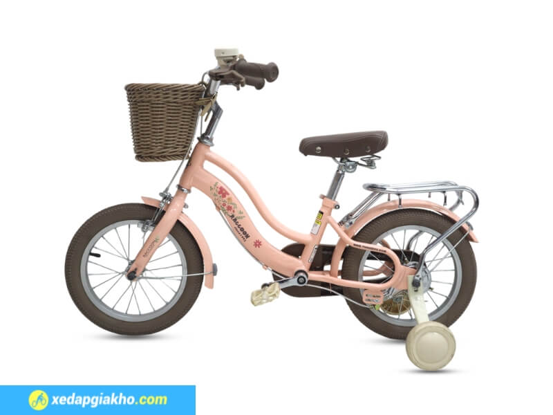 Xe Đạp Trẻ Em Raccoon Nina 14 Inch 9 Raccoon Nina 14 inch thiết kế phù hợp với các bé từ 3 đến 6 tuổi