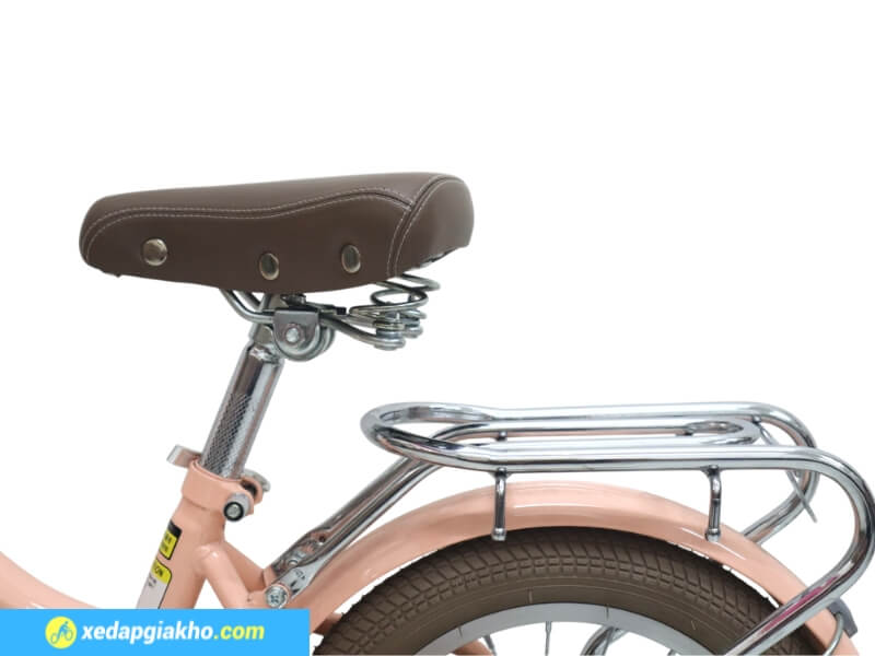 Xe Đạp Trẻ Em Raccoon Nina 14 Inch 13 Yên xe êm ái yên nâng lên hoặc hạ xuống linh hoạt