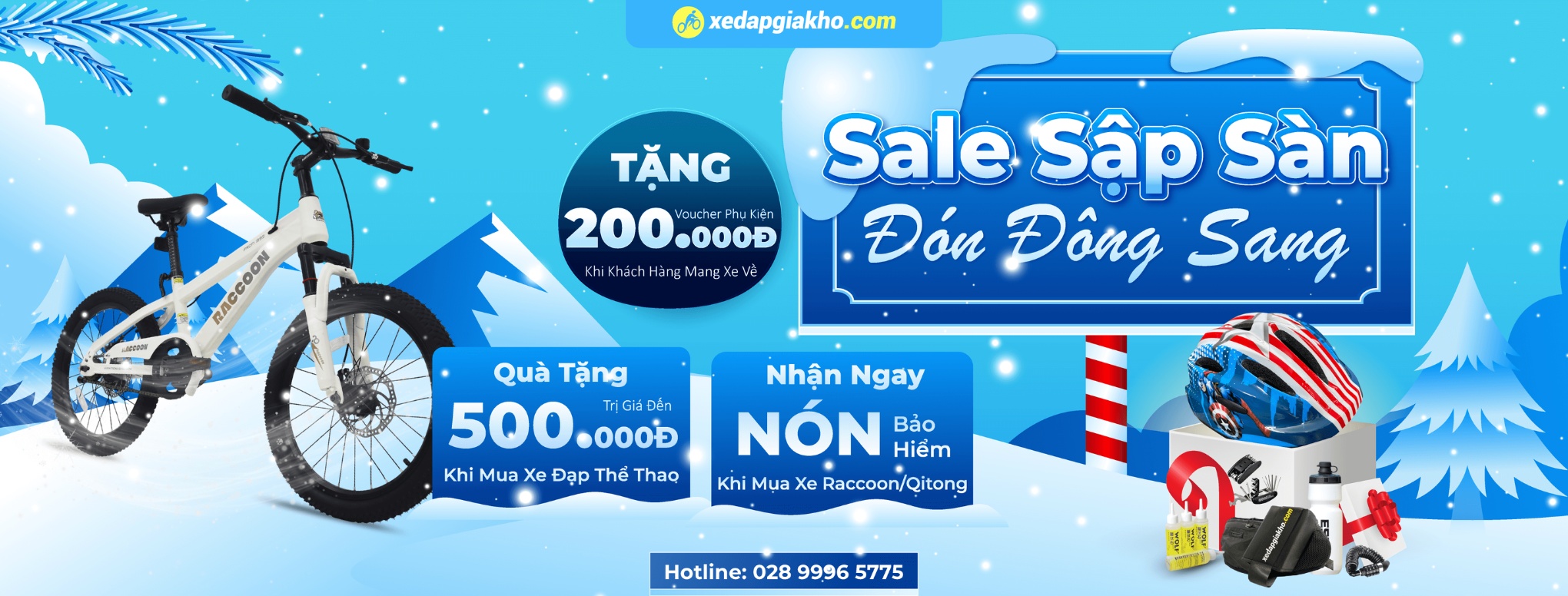 Banner Sale Sập Sàn - Đón Đông Sang