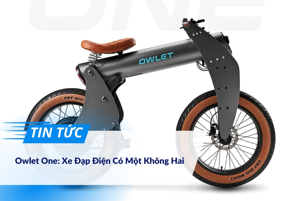 Owlet One xe đạp điện có một không hai