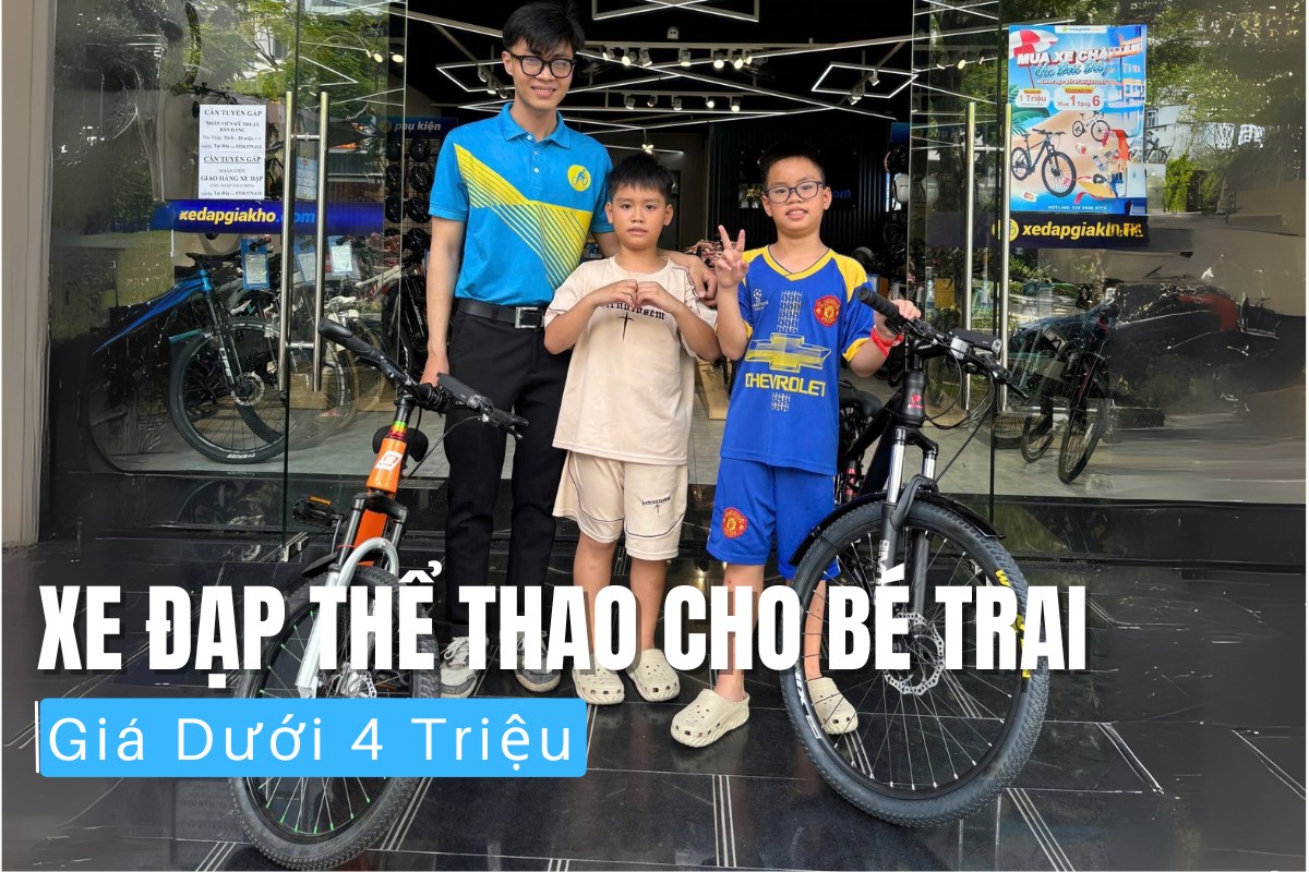Top 5 Xe Đạp Thể Thao Cho Bé Trai Giá Dưới 4 Triệu