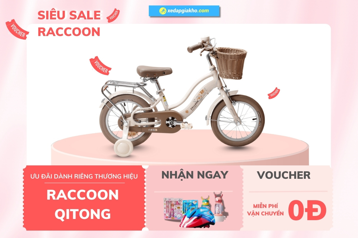 Ưu đãi khi mua xe đạp trẻ em mới nhất
