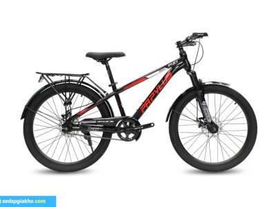 Xe Đạp Địa Hình MTB Papylus PZ1 24 Inch Màu Đen Đỏ