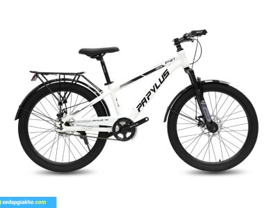 Xe Đạp Địa Hình MTB Papylus PZ1 24 Inch Màu Trắng Đen