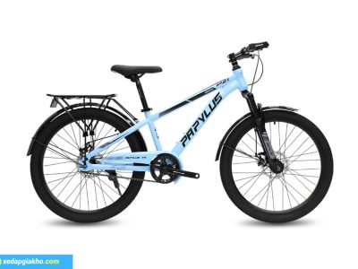 Xe Dap Dia Hinh MTB Papylus PZ1 24 Inch Mau Xanh Pastel