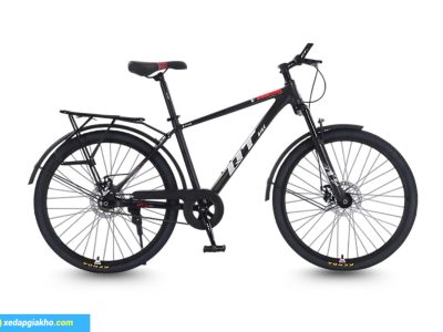 Xe Đạp Địa Hình MTB QT Bike QT160 26 Inch Đen Đỏ