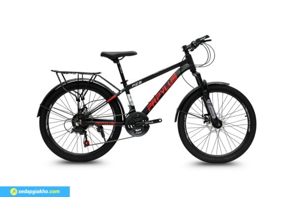 Xe Đạp Địa Hình Papylus PZ5M 24 Inch màu Đen Đỏ