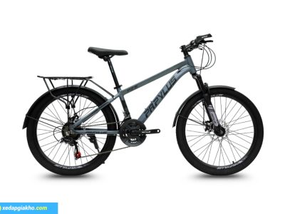 Xe Đạp Địa Hình Papylus PZ5M 24 Inch màu Ghi Đen