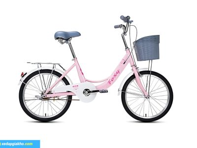 Xe Đạp Trẻ Em Bé Gái Foxy Linda 1 20 Inch Màu Hồng