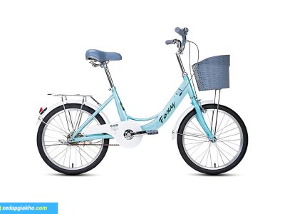 Xe Đạp Trẻ Em Bé Gái Foxy Linda 1 20 Inch Màu Xanh Dương
